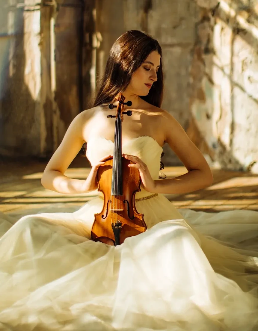 Violinista profesional María Dueñas música clásica